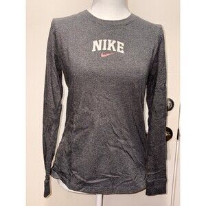 Women’s Long sleeve Nike T-shirt grey EUC size M